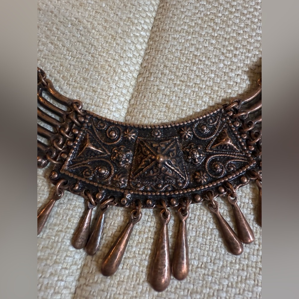Antique Copper Necklace